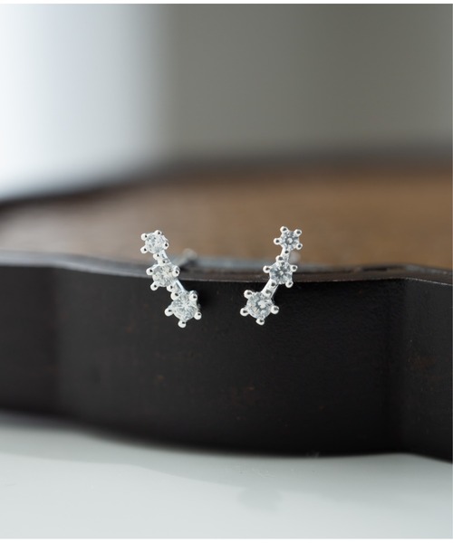 Meach.（ミーチ）の「【Meach.】silver925/K27GPミニスタッドピアス/金属アレルギー対応（ピアス（両耳用）・レディース・A/H/J/O/Q/C/D/E/F/S/T/K/L/M/N/B/G/I/P/R・FREE）」の5枚目の写真