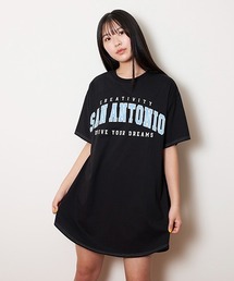 【接触冷感】Tシャツワンピース