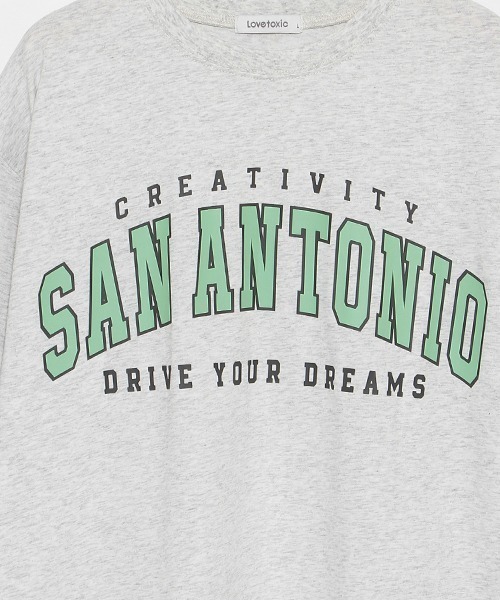 LOVETOXIC(ラブトキシック)の「【接触冷感】Tシャツワンピース(ワンピース・キッズ・オフホワイト/エメラルド/ブラック/ホワイト系その他・S/M/L)」の13枚目の写真