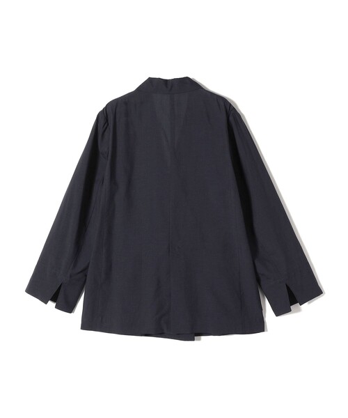 美品✨ SHIPS 24SS シアー素材テーラードジャケット（ブラック・軽やか） SHIPS（シップス）の「〈手洗い可能〉シアー ジャケット