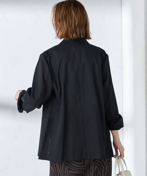 SHIPS（シップス）の「〈手洗い可能〉シアー ジャケット（テーラード