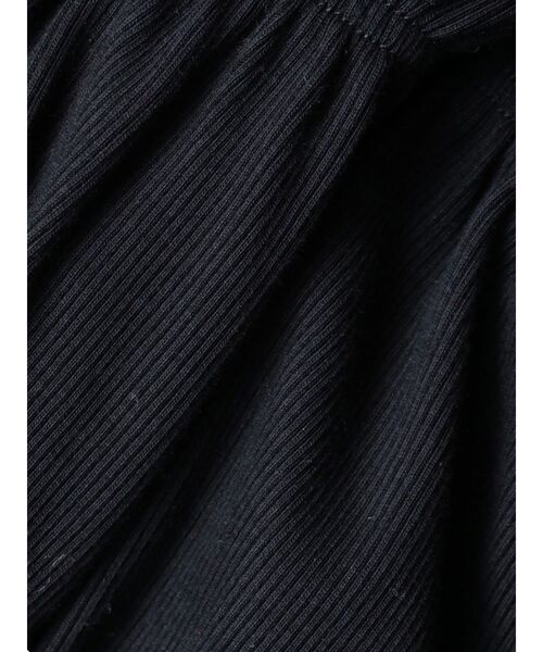 GYDA（ジェイダ）の「リボンフレアリブトップス（Tシャツ/カットソー・レディース・レッド/ブラック/オフホワイト・FREE）」の10枚目の写真