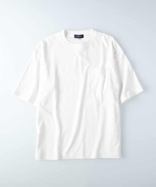 BACK NUMBER(バックナンバー)の「BACK NUMBER(バックナンバー)【速乾】クルーネック半袖Tシャツ(Tシャツ/カットソー・メンズ・ブラック/ホワイト/ネイビー/ホワイト×ネイビー/ターコイズブルー/ブルー・S/M/L/XL)」の2枚目の写真