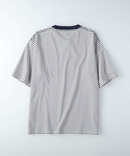 BACK NUMBER(バックナンバー)の「BACK NUMBER(バックナンバー)【速乾】クルーネック半袖Tシャツ(Tシャツ/カットソー・メンズ・ブラック/ホワイト/ネイビー/ホワイト×ネイビー/ターコイズブルー/ブルー・S/M/L/XL)」の7枚目の写真