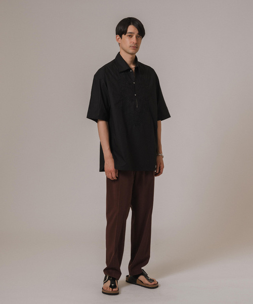 EDIFICE（エディフィス）の「india made ポプリン スキッパーシャツ（シャツ/ブラウス・メンズ・ホワイト/ブラック/サックスブルー・LARGE/MEDIUM）」の5枚目の写真