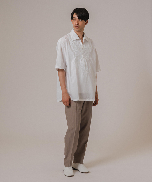 EDIFICE（エディフィス）の「india made ポプリン スキッパーシャツ（シャツ/ブラウス・メンズ・ホワイト/ブラック/サックスブルー・LARGE/MEDIUM）」の11枚目の写真