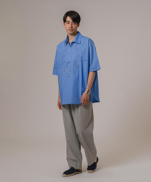 EDIFICE（エディフィス）の「india made ポプリン スキッパーシャツ（シャツ/ブラウス・メンズ・ホワイト/ブラック/サックスブルー・LARGE/MEDIUM）」の17枚目の写真