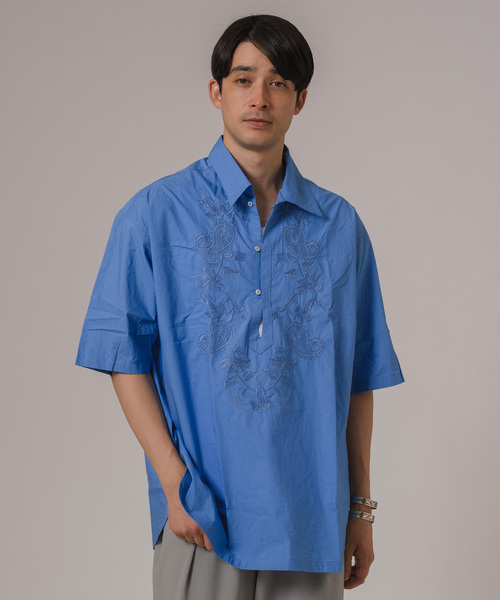 EDIFICE（エディフィス）の「india made ポプリン スキッパーシャツ（シャツ/ブラウス・メンズ・ホワイト/ブラック/サックスブルー・LARGE/MEDIUM）」の20枚目の写真