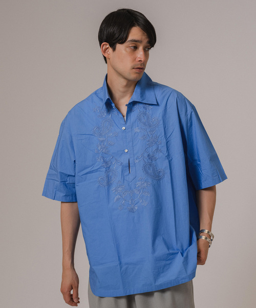 EDIFICE（エディフィス）の「india made ポプリン スキッパーシャツ（シャツ/ブラウス・メンズ・ホワイト/ブラック/サックスブルー・LARGE/MEDIUM）」の21枚目の写真