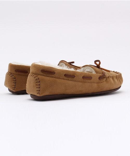 Noubel Voug Relax（ヌーベルヴォーグリラックス）の「ボリュームファーモカシンシューズ（モカシン/デッキシューズ・レディース・グレー/ターコイズブルー/ワイン/キャメル/ベージュ/パープル・S/M/L/LL）」の9枚目の写真