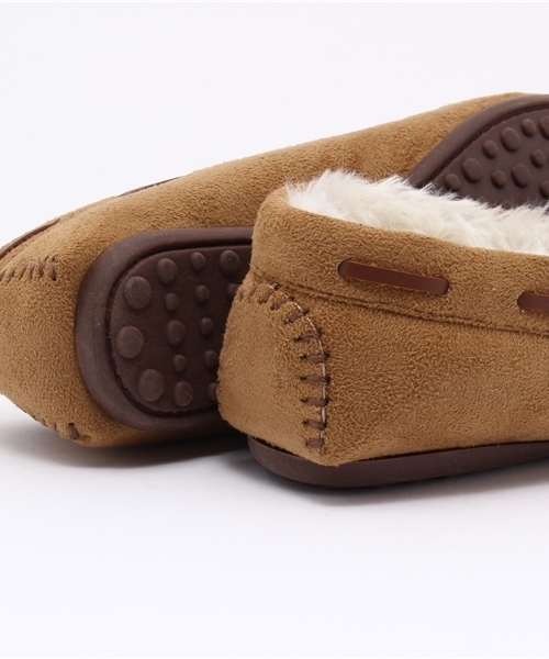 Noubel Voug Relax（ヌーベルヴォーグリラックス）の「ボリュームファーモカシンシューズ（モカシン/デッキシューズ・レディース・グレー/ターコイズブルー/ワイン/キャメル/ベージュ/パープル・S/M/L/LL）」の11枚目の写真