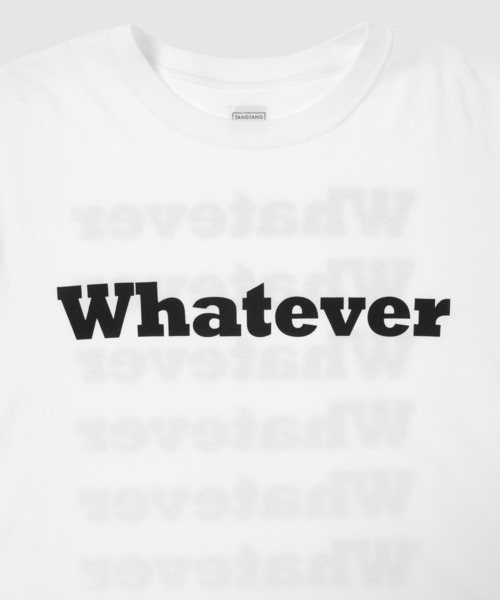 TANGTANG Whatever Tシャツ L ホワイト タンタン TANGTANG（タンタン）の「WHATEVER（Tシャツ/カットソー）」 - WEAR