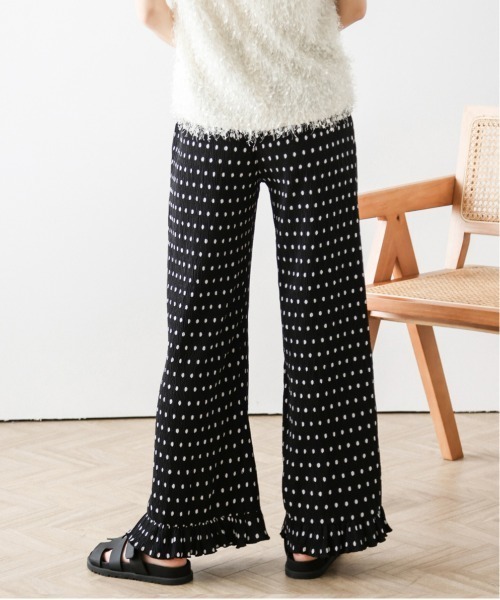 La-gemme（ラジェム）の「ドット柄プリーツパンツ（その他パンツ・レディース・ブラック/ベージュ・フリー）」の17枚目の写真