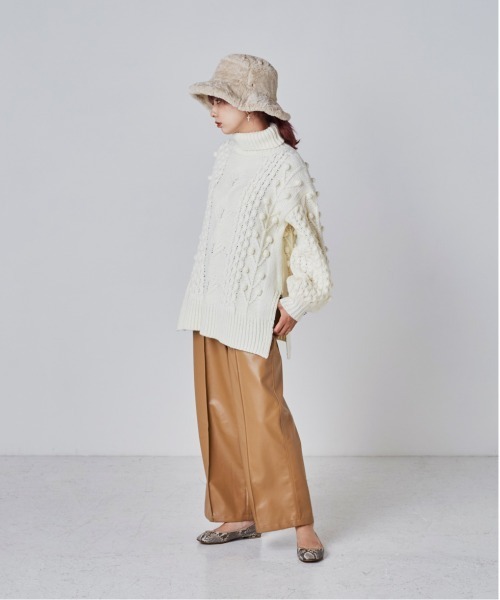 RUBY AND YOU（ルビーアンドユー）の「センタープリーツサロペット（サロペット/オーバーオール・レディース・ベージュ・FREE）」の9枚目の写真