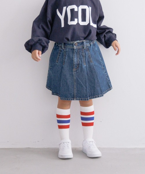 LOWRYS FARM（ローリーズファーム）の「ＣＯＮＥプリーツスカート　 131390（スカート・キッズ・ブラック/ブルー・110cm/120cm/130cm/140cm/150cm）」の14枚目の写真