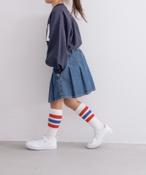 LOWRYS FARM（ローリーズファーム）の「ＣＯＮＥプリーツスカート　 131390（スカート・キッズ・ブラック/ブルー・110cm/120cm/130cm/140cm/150cm）」の13枚目の写真