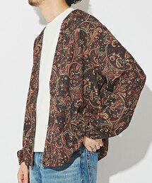 417 EDIFICE | プリントジャージ―ジャケット(ノーカラージャケット)