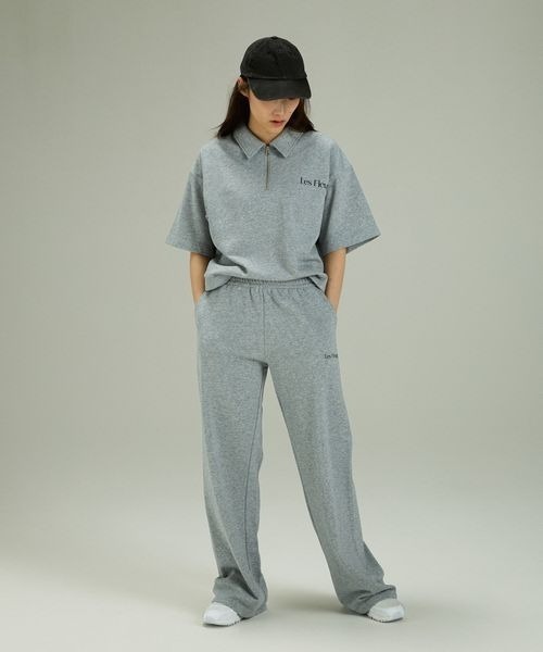 JEANASIS（ジーナシス）の「【Les Fleurs】スウェットフレアパンツ