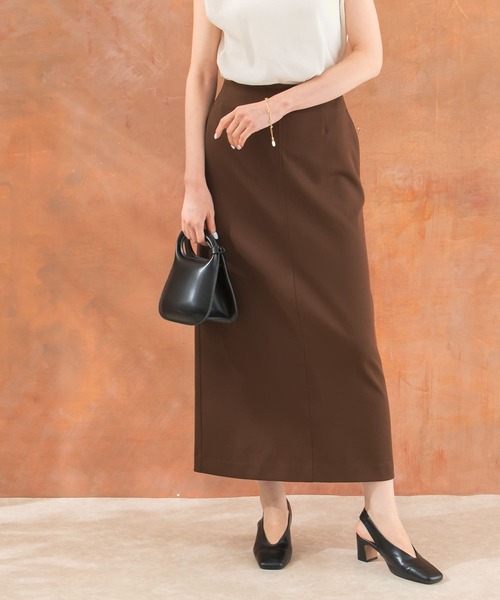 URBAN RESEARCH ROSSO WOMEN（アーバンリサーチ　ロッソ）の「ストレッチタイトスカート（スカート・レディース・ブラウン/ブラック・FREE）」の10枚目の写真