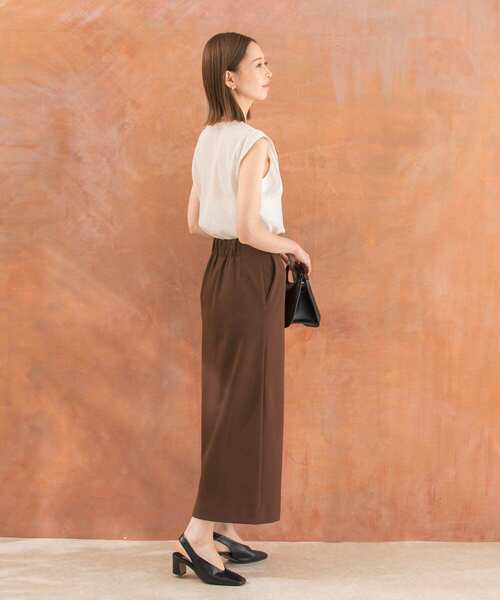 URBAN RESEARCH ROSSO WOMEN（アーバンリサーチ　ロッソ）の「ストレッチタイトスカート（スカート・レディース・ブラウン/ブラック・FREE）」の14枚目の写真