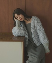 Olu. | 【Yo Kinoshita × Olu.】ハンドメイドスラブカーディガン(カーディガン/ボレロ)