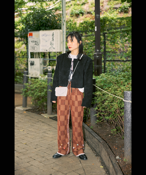 CITYSHOP（シティーショップ）の「[THE MOOD]SUEDE ジャケット（その他アウター・レディース・ブラック・38/36）」の2枚目の写真