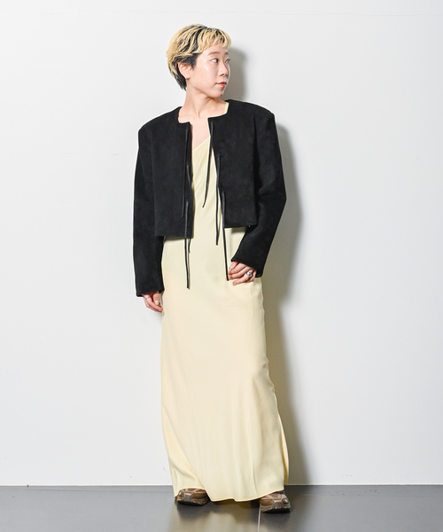 CITYSHOP（シティーショップ）の「[THE MOOD]SUEDE ジャケット（その他アウター・レディース・ブラック・38/36）」の14枚目の写真