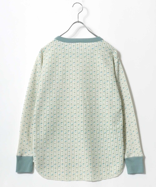 JEMORGAN(ジェーイーモーガン)の「JEMORGAN(ジェーイーモーガン)ワッフル花柄ヘンリーネック サーマルロンT/リンガーT/長袖/ルームウェア レディース(Tシャツ/カットソー・レディース・ピンク系その他/イエロー系その他/パープル系その他/ブルー系その他・FREE)」の13枚目の写真