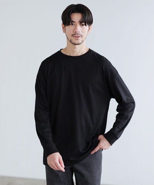 SPU/コットンポリエステル長袖カットソー（Tシャツ/カットソー）｜SPU