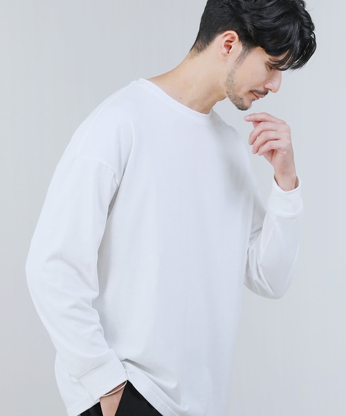 SPU/コットンポリエステル長袖カットソー（Tシャツ/カットソー）｜SPU