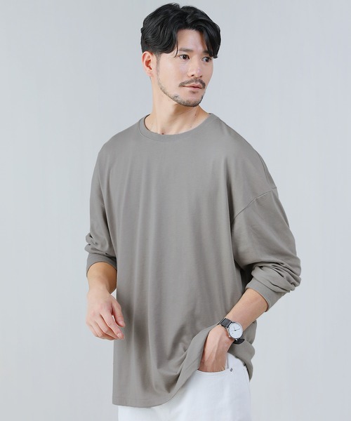 SPU/コットンポリエステル長袖カットソー（Tシャツ/カットソー）｜SPU