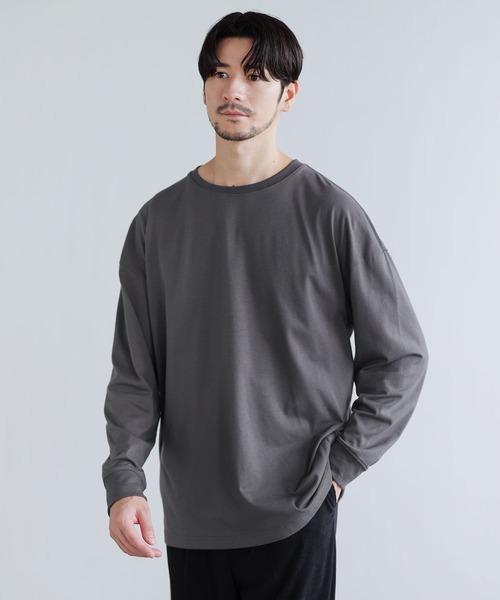 SPU/コットンポリエステル長袖カットソー（Tシャツ/カットソー）｜SPU