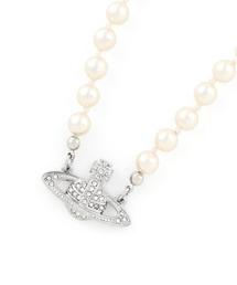 Vivienne Westwood MAN | “MAN. MINI BAS RELIEF” パールネックレス【249814 PE100】(ネックレス)
