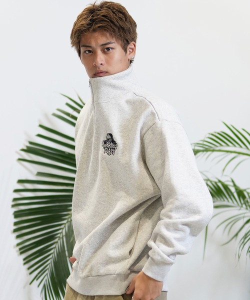 LURKING CLASS(ラーキングクラス)の「【ムラサキスポーツ限定】LURKING CLASS/ラーキングクラス ハーフジップトレーナ ST24FUM06(スウェット・メンズ・グレー/ブラック・M/L/XL)」の10枚目の写真