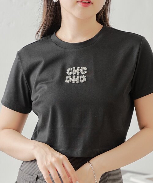 【未使用品】アルベロベロ　ビーズ刺繍入りTシャツ 楽天市場】アルベロベロ（Tシャツ・カットソー｜トップス