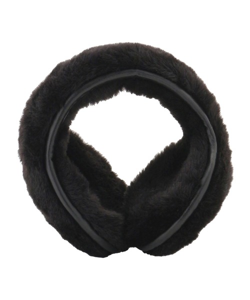 新品未使用☆FURLA☆フルラ フェイクファーマフラー ブラック BLACK