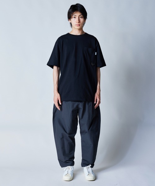 rehacer(レアセル)の「rehacer : CODURA Fablic Pocket CS(Tシャツ/カットソー・メンズ・ブラック/ホワイト・X-LARGE/LARGE/MEDIUM/SMALL)」の8枚目の写真