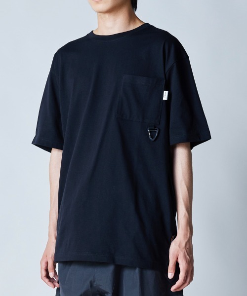 rehacer(レアセル)の「rehacer : CODURA Fablic Pocket CS(Tシャツ/カットソー・メンズ・ブラック/ホワイト・X-LARGE/LARGE/MEDIUM/SMALL)」の6枚目の写真