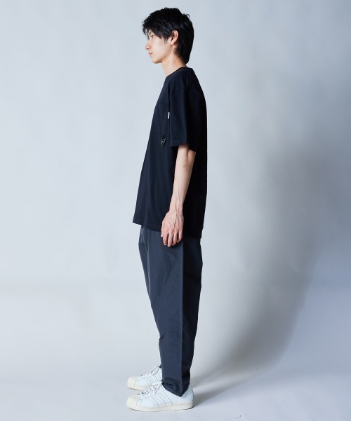 rehacer(レアセル)の「rehacer : CODURA Fablic Pocket CS(Tシャツ/カットソー・メンズ・ブラック/ホワイト・X-LARGE/LARGE/MEDIUM/SMALL)」の9枚目の写真