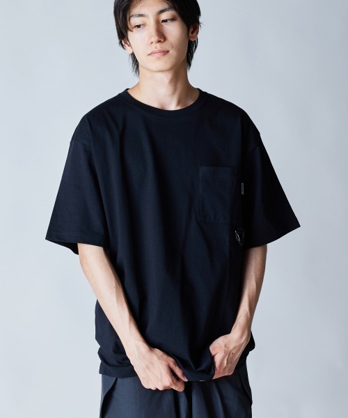 rehacer(レアセル)の「rehacer : CODURA Fablic Pocket CS(Tシャツ/カットソー・メンズ・ブラック/ホワイト・X-LARGE/LARGE/MEDIUM/SMALL)」の7枚目の写真