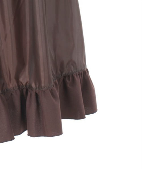 axes femme POETIQUE（アクシーズファムポエティック）の「裾スカラップスカート（スカート・レディース・ブラウン/グリーン/ブラック・MEDIUM）」の7枚目の写真