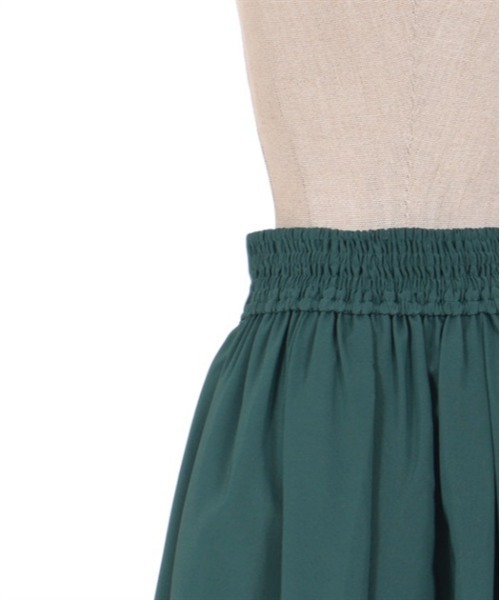 axes femme POETIQUE（アクシーズファムポエティック）の「裾スカラップスカート（スカート・レディース・ブラウン/グリーン/ブラック・MEDIUM）」の16枚目の写真