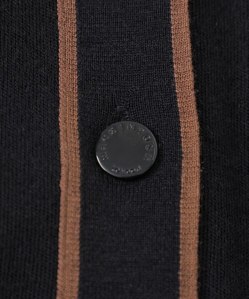 MACKINTOSH LONDON（マッキントッシュ ロンドン）の「クリアニットバイカラーカーディガン（カーディガン/ボレロ・レディース・グレー系その他2/オフホワイト/ブラック・38）」の12枚目の写真