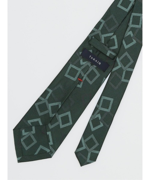 タカキュー セッテピエゲ シルク総柄 レギュラータイ 8.5cm幅（ネクタイ）｜TAKA-Q（タカキュー）