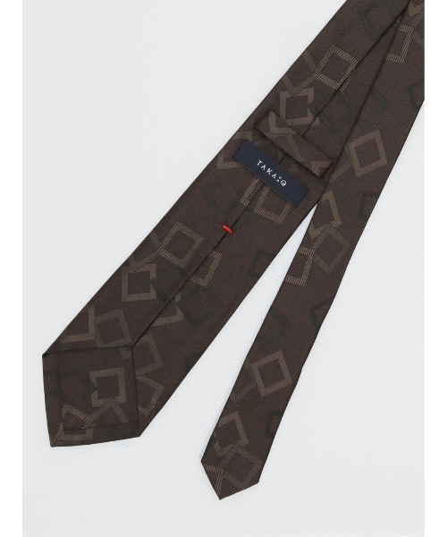 タカキュー セッテピエゲ シルク総柄 レギュラータイ 8.5cm幅（ネクタイ）｜TAKA-Q（タカキュー）