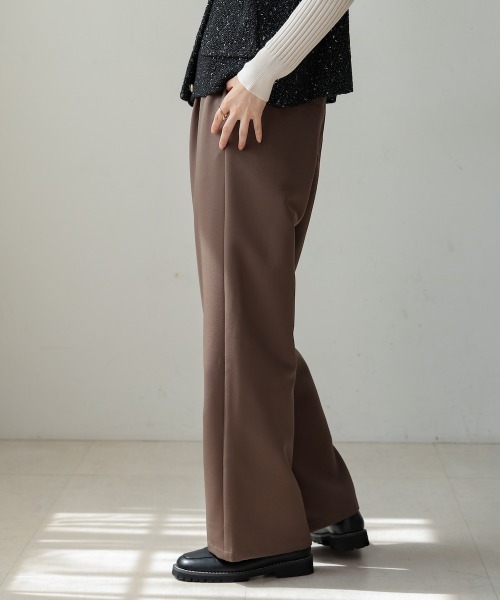 Bou Jeloud(ブージュルード)の「ストレッチギャザーパンツ(その他パンツ・レディース・ブラウン/レッド/アイボリー・38)」の15枚目の写真