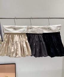 バルーンミニ丈スカート