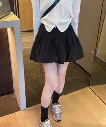 バルーンミニ丈スカート