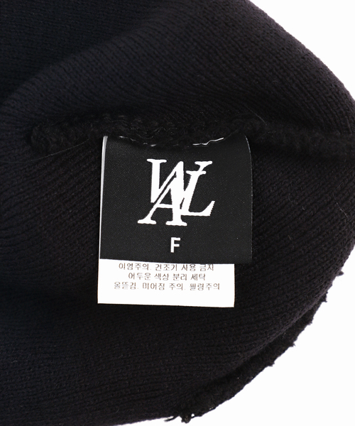 セール】【WOOALONG/ウアロン】lettering logo beanie