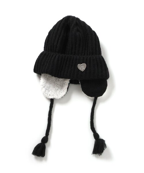 algy（アルジー）の「モヘア耳付きワッチ（ハット・キッズ・オフホワイト/ブラック・FREE）」の12枚目の写真